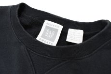 画像4: Used Gap Blank Sweat Shirt Black (4)