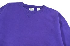 画像2: Used Gap Blank Sweat Shirt Purple (2)