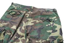 画像4: Used Us Army Cotton Poplin Rip Stop Jungle Fatigue Pants ERDL Leaf Camo (4)