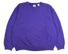 画像1: Used Gap Blank Sweat Shirt Purple (1)