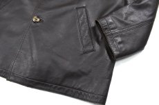 画像3: Used Eddie Bauer Leather Coat Dark Brown (3)