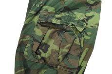 画像5: Used Us Army Cotton Poplin Rip Stop Jungle Fatigue Pants ERDL Leaf Camo (5)