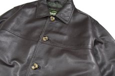 画像2: Used Eddie Bauer Leather Coat Dark Brown (2)