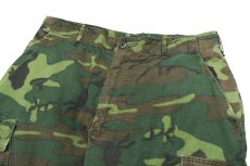 画像2: Used Us Army Cotton Poplin Rip Stop Jungle Fatigue Pants ERDL Leaf Camo (2)