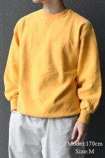 画像5: Used Gap Blank Sweat Shirt Yellow made in USA (5)