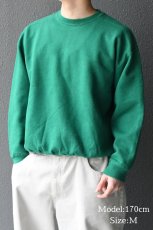 画像5: Used Gap Blank Sweat Shirt Green made in USA (5)