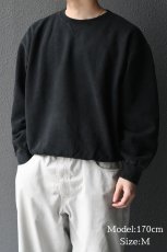 画像5: Used Gap Blank Sweat Shirt Black (5)