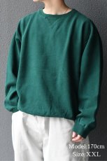 画像5: Used Gap Blank Sweat Shirt Green (5)