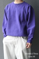 画像5: Used Gap Blank Sweat Shirt Purple (5)