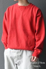 画像5: Used Gap Blank Sweat Shirt Red (5)