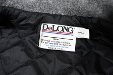 画像4: Deadstock DeLong Melton/Leather Varsity Jacket made in USA (4)