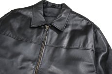 画像2: Used St John's Bay Leather Jacket Black (2)