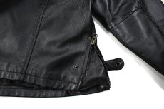 画像8: Used St John's Bay Leather Jacket Black (8)