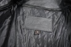 画像4: Used St John's Bay Leather Jacket Black (4)