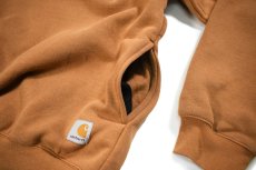 画像5: Used Carhartt Thermal Lined Crew Neck Sweat Shirt Brown (5)