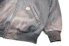 画像3: Used Carhartt Bleached Zip Sweat Hoodie (3)