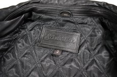 画像4: Used St John's Bay Leather Jacket Black (4)