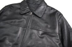 画像2: Used St John's Bay Leather Jacket Black (2)