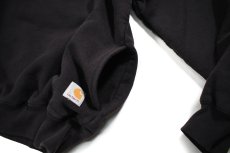 画像5: Used Carhartt Thermal Lined Crew Neck Sweat Shirt Black (5)