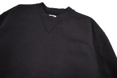 画像2: Used Carhartt Thermal Lined Crew Neck Sweat Shirt Black (2)