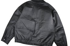 画像6: Used St John's Bay Leather Jacket Black (6)