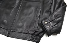 画像3: Used St John's Bay Leather Jacket Black (3)