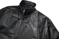 画像2: Used St John's Bay Leather Jacket Black (2)