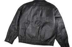 画像6: Used St John's Bay Leather Jacket Black (6)