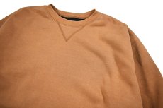 画像2: Used Carhartt Thermal Lined Crew Neck Sweat Shirt Brown (2)