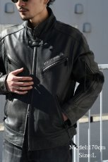 画像8: Used Harley-Davidson Single Riders Jacket (8)