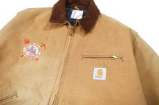 画像2: Used Carhartt Detroit Jacket Brown made in USA (2)