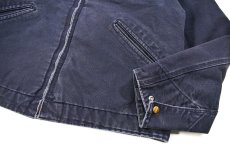 画像3: Used Carhartt Detroit Jacket Navy (3)