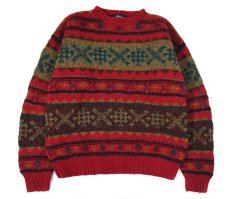 画像1: Used Woolrich Wool Knit Sweater (1)