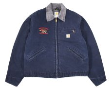 画像1: Used Carhartt Detroit Jacket Navy (1)