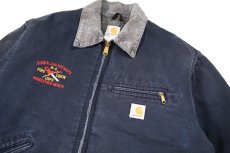 画像2: Used Carhartt Detroit Jacket Navy (2)