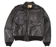 画像1: Used Schott G.I A-2 Flight Leather Jacket Brown (1)