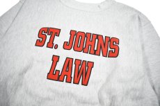 画像2: Used The Cotton Exchange Sweat Hoodie "St. John's Law" made in USA (2)