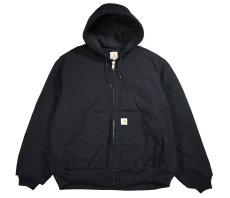 画像1: Used Carhartt Duck Active Jacket Black made in USA (1)