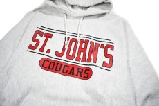 画像2: Used The Cotton Exchange Sweat Hoodie "St. John's Cougars" made in USA (2)