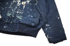 画像3: Used Carhartt Duck Active Jacket Navy (3)