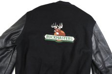 画像7: Used Golden Bear Melton/Leather Varsity Jacket "Buckmasters" made in USA (7)