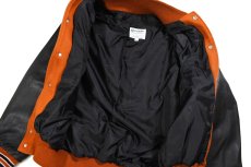 画像5: Used Leader Melton/Leather Varsity Jacket (5)