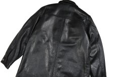 画像6: Deadstock J.Ferrar Leather Coat Black (6)