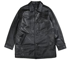 画像1: Deadstock J.Ferrar Leather Coat Black (1)