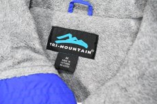 画像4: Deadstock Tri Mountain Shelled Fleece Jacket #8600 Blue/Grey (4)