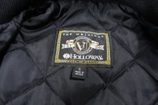 画像4: Deadstock Holloway Melton/Leather Varsity Jacket Black/Brown (4)