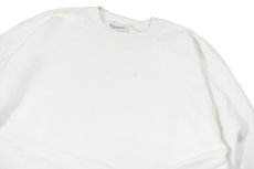 画像2: Deadstock Hanes Raglan Sleeve Sweat Shirt White made in USA (2)