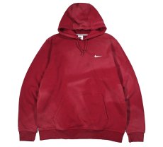 画像1: Used Nike Sun Fade Sweat Hoodie Burgundy (1)