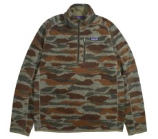 画像1: patagonia Better Sweater 1/4 Zip Bear Witness Camo:Sage Khaki パタゴニア (1)