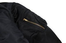 画像4: Deadstock Winfield International MA-1 Flight Jacket Black (4)